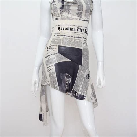 newsprint dress